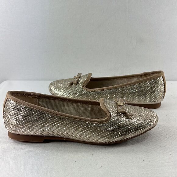 Charter Club Kimii Platino Bling Evening Deconstructed Loafers Sz 5 M Floor Samp - Picture 5 of 7